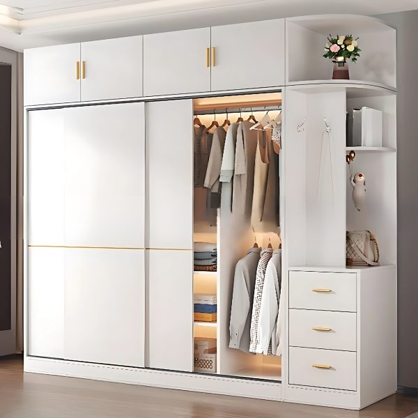 Tủ Quần Áo Gỗ Công Nghiệp MDF Cao Cấp Hiện Đại - TAM056 - Hình ảnh 2