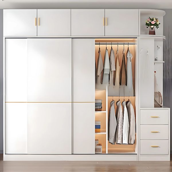 Tủ Quần Áo Gỗ Công Nghiệp MDF Cao Cấp Hiện Đại - TAM056