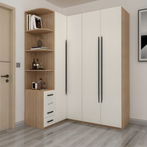 Tủ Quần Áo Gỗ Công Nghiệp MDF Tối Ưu Không Gian M027