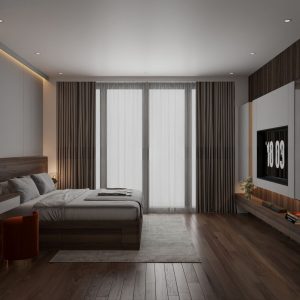 Combo Phòng Ngủ Tone Nâu Ấm Cúng Và Sang Trọng