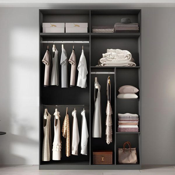Tủ Quần Áo Gỗ MDF Cao Cấp, Thanh Lịch Hiện Đại M052 - Hình ảnh 2