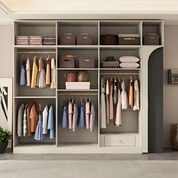 Tủ Quần Áo Gỗ Công Nghiệp MDF Cao Cấp Hiện Đại M057 - Hình ảnh 3