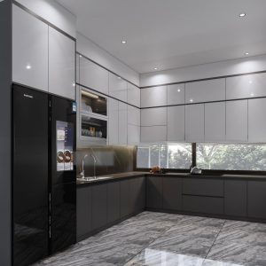 Tủ Bếp MDF Có Tính Thẩm Mỹ Cao, Tiện Dụng