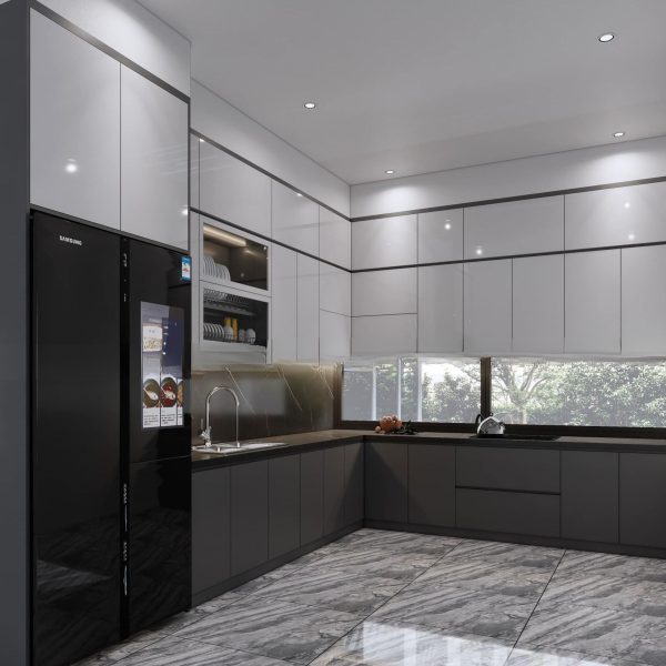 Tủ Bếp MDF Có Tính Thẩm Mỹ Cao, Tiện Dụng
