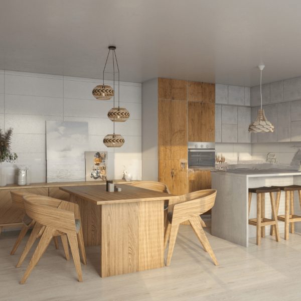 Tủ Bếp Gỗ Công Nghiệp MDF Phủ Melamine Cao Cấp - Hình ảnh 2