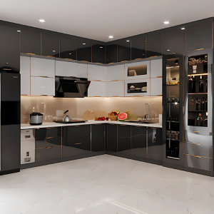 Tủ Bếp Hợp Kim Nhôm Mã 18