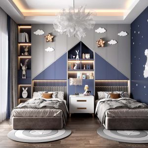 Mẫu Phòng Ngủ Cho Bé Gái LG237