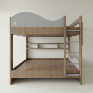 Giường Tầng Gỗ MDF Đơn Giản