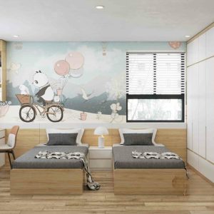 Mẫu Phòng Ngủ Cho Bé Gái Hiện Đại LG215