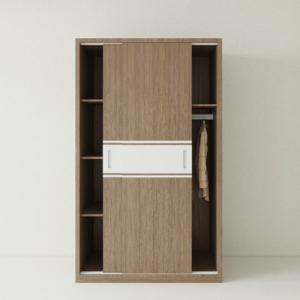 Tủ Quần Áo Gỗ Công Nghiệp MDF Cánh Lùa