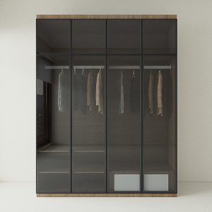 Tủ Quần Áo Gỗ MDF Cánh Kính
