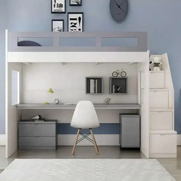 Giường Tầng Kết Hợp Bàn Làm Việc