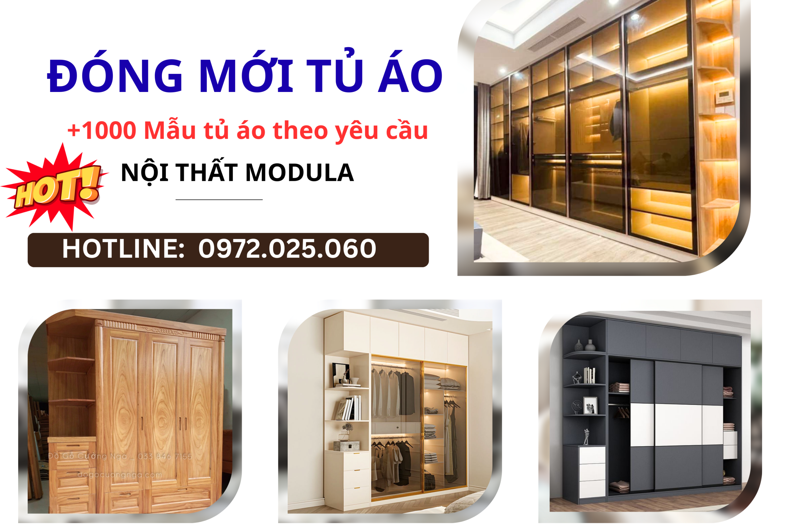 Tủ Áo Modula, đẹp tủ áo tphcm